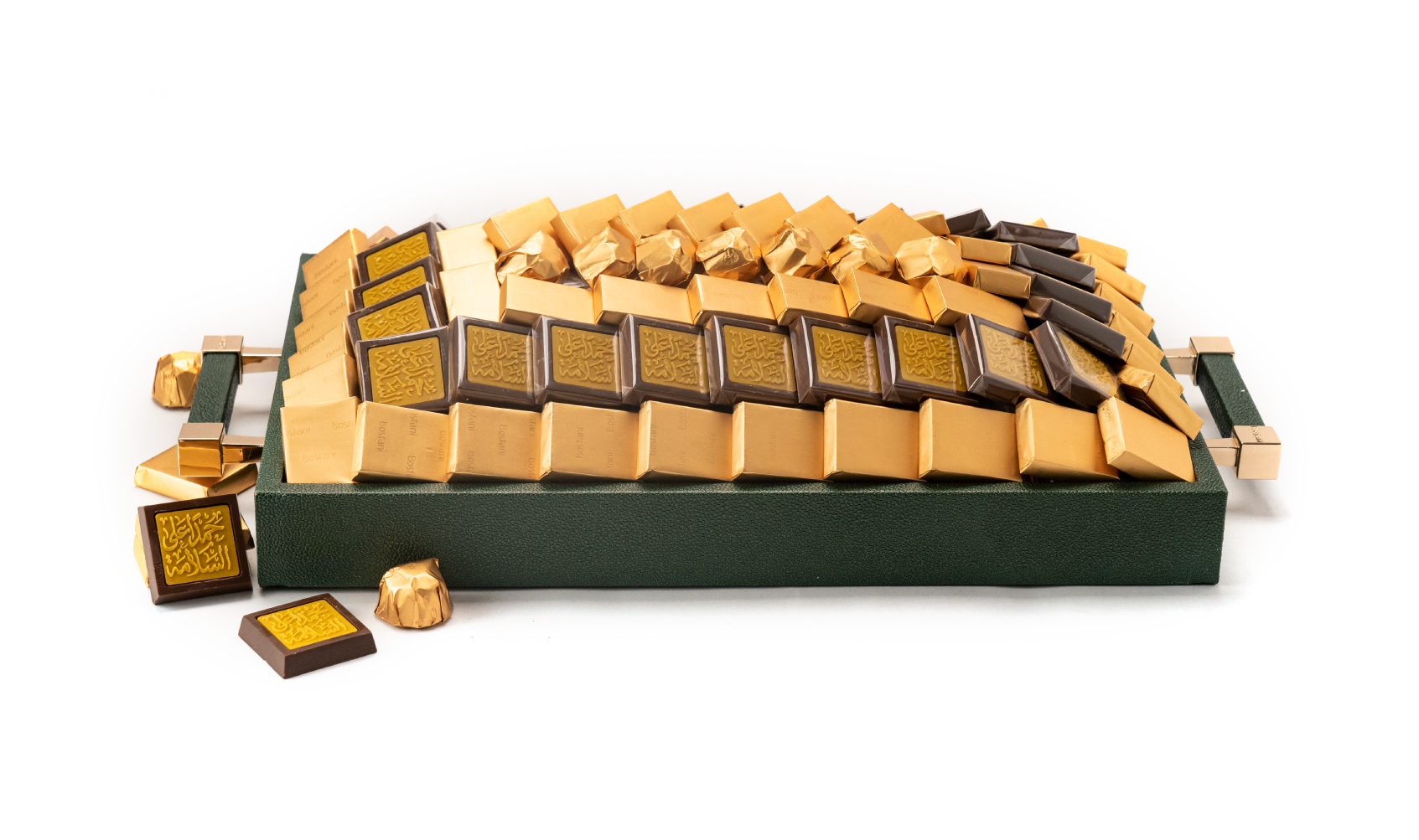 Get Well Soon Green Tray Small leathered 