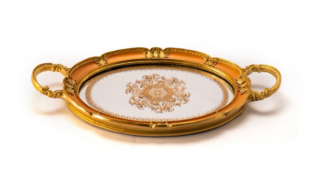 Mix Chocolate Small Orange Metal Tray
