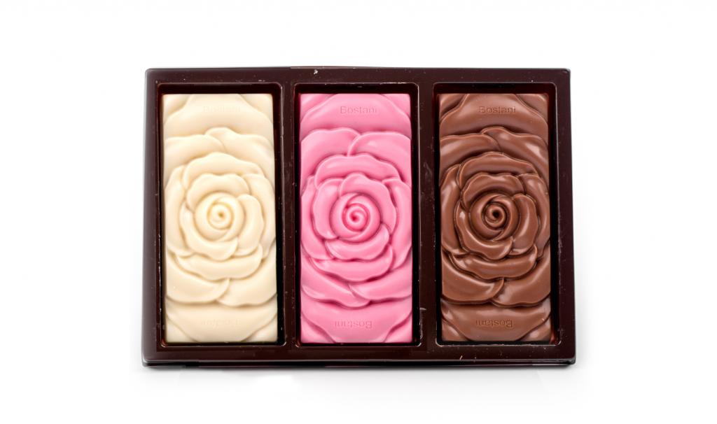 Rose Chocolate Bar Bag 3 Pcs 