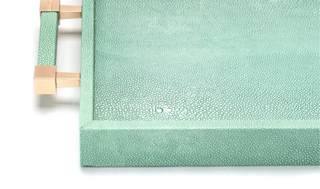 Leatherd Tray Tiffany Small Mix Chocolate