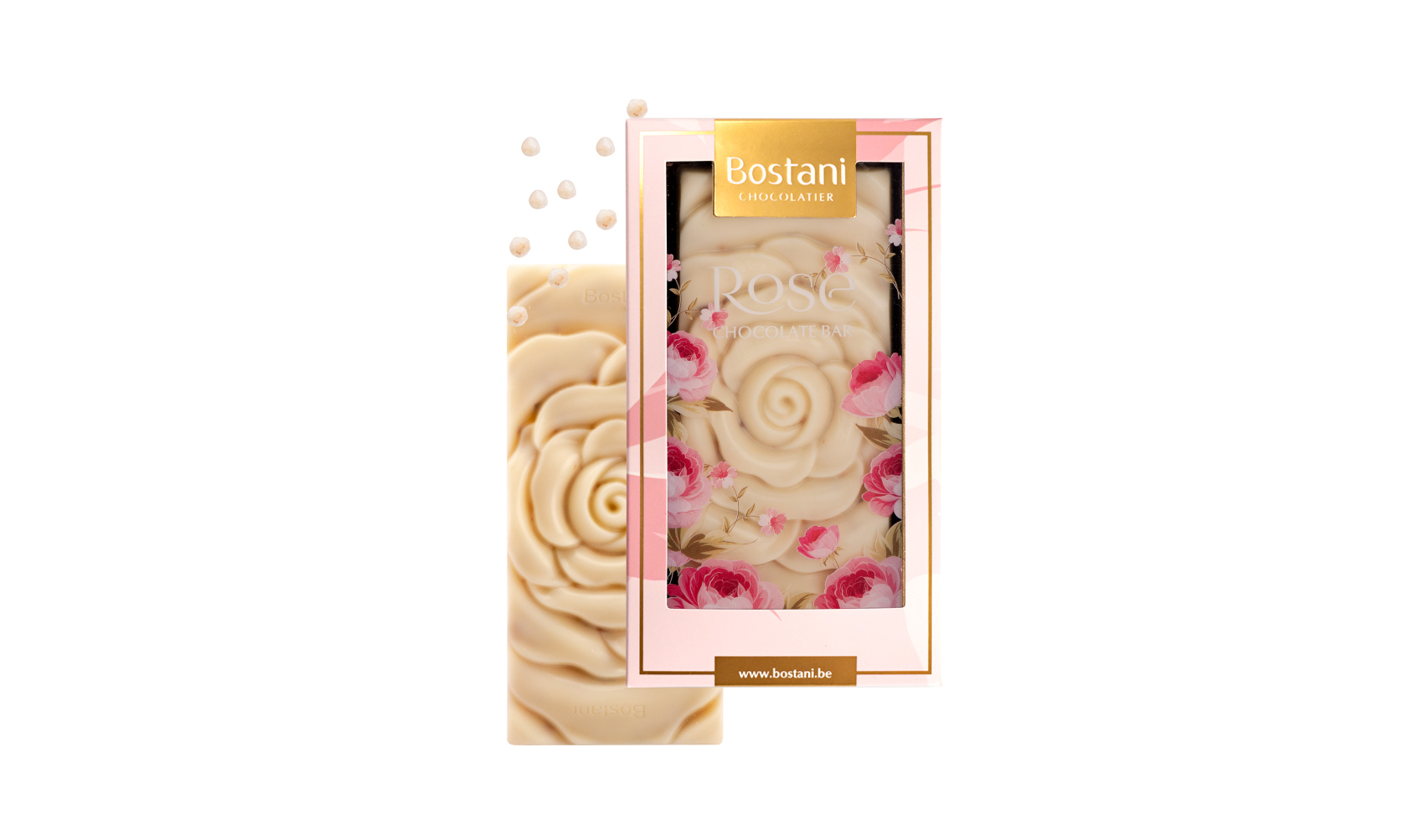 Rose Bar White Chocolate Crispy Small 35g