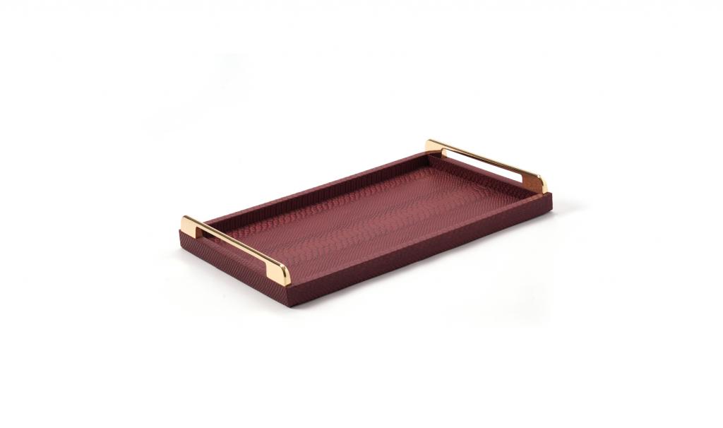 Leatherd Tray Red Small Mix Chocolate