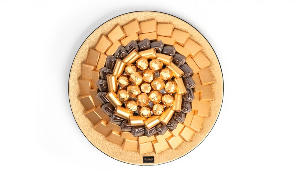 Mix Chocolate Tray Big Gold