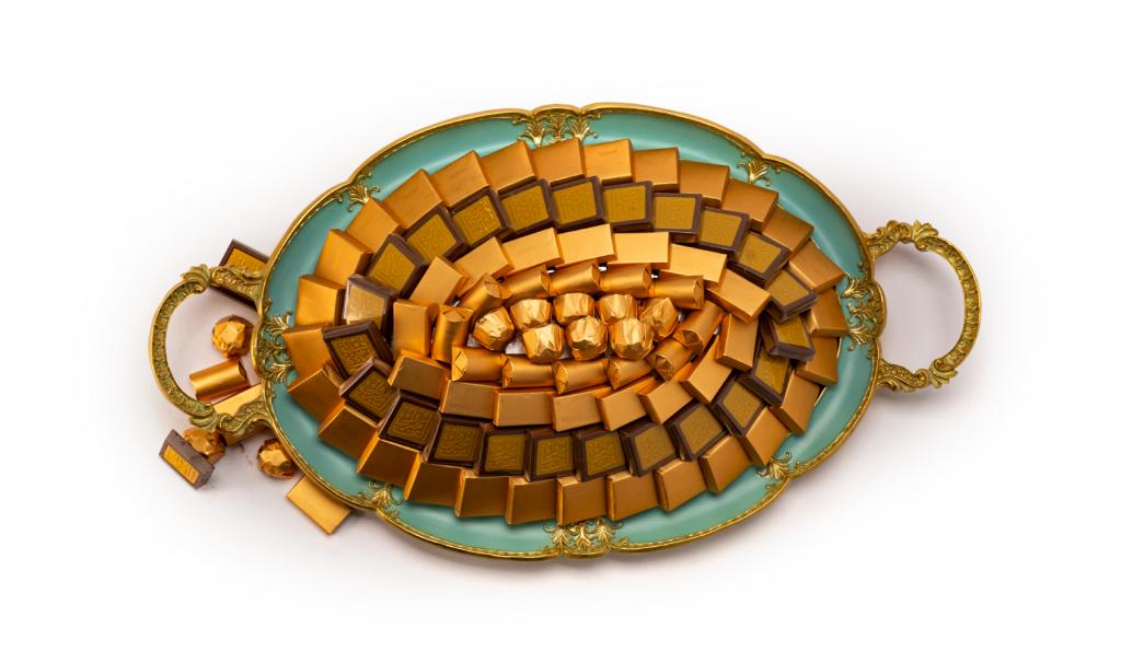 Congratulations Metal Tray Tiffany Big