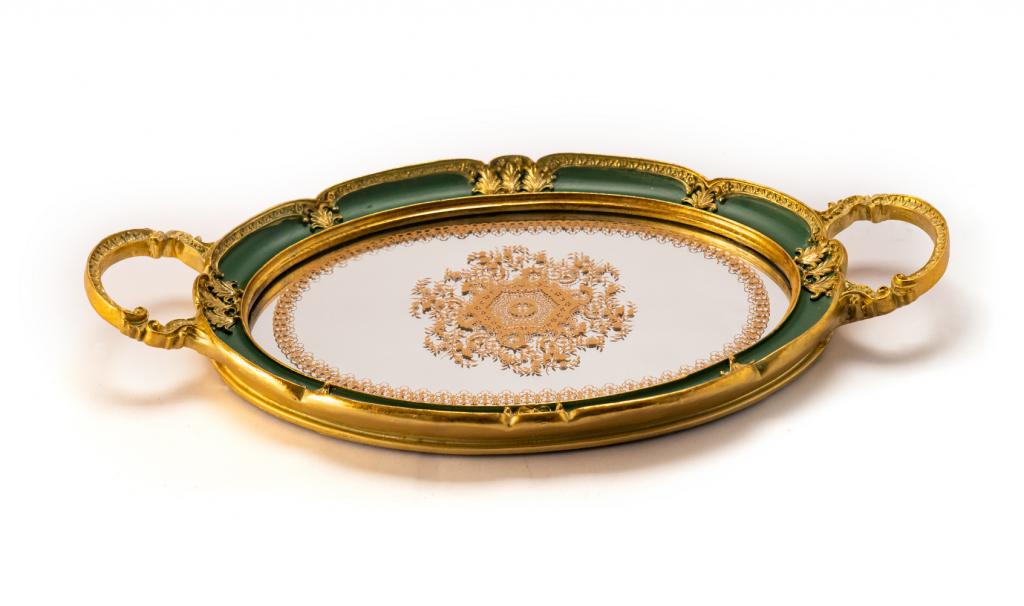 Mix Chocolate Small Green Metal Tray