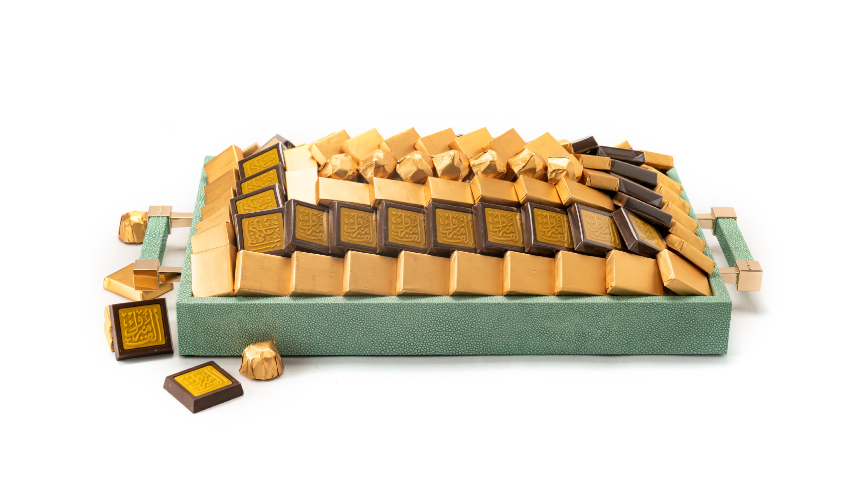 Congratulations Leathered Tiffany Tray Small