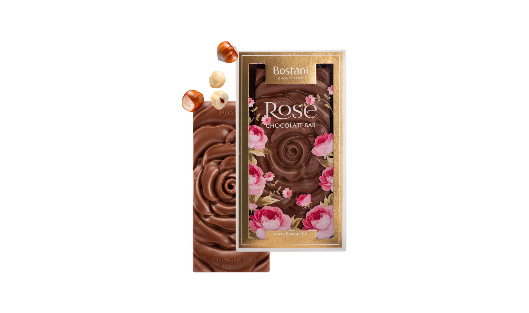 Small Rose Bar Milk Chocolate