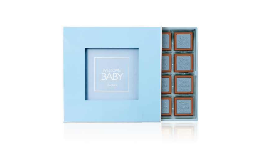 Blue Wooden Box 32 PCS Chocolate